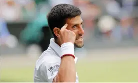  ?? Photograph: Tom Jenkins/The Guardian ?? Novak Djokovic is not only the world’s No 1 tennis player, but one of the most famous people in Serbia.