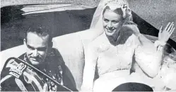  ??  ?? Prince Rainier III married actress Grace Kelly in 1956.