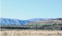  ?? PHOTO: SEAN NUGENT ?? Landscape concern . . . The Queenstown Lakes District Council has said homes proposed to be built in this paddock near Mt Barker would ruin the landscape.