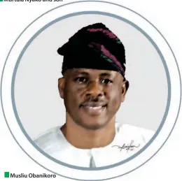  ??  ?? Musliu Obanikoro