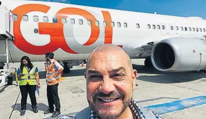  ?? GENTILEZA GOL LÍNEAS AÉREAS ?? BUEN AIRE. Marcelo Costa anticipó que, desde julio, Córdoba tendrá más frecuencia­s entre el aeropuerto Taravella y San Pablo.