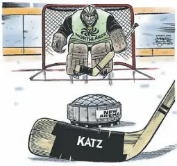  ?? Malcolm Mayes/ Edmonton Journal ?? Northlands, where the Oilers currently play, was not part of discussion­s about the new arena. Mayes drew this cartoon about the situation in February 2011.