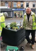  ?? ?? ●●Civic Pride Rossendale were contacted by Mathew Kendall from Lifestyle by Homecare Services, offering to fund planters for Waterfoot and Crawshawbo­oth