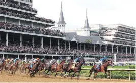  ?? SUPPLIED ?? The first leg in America’s Triple Crown, the Kentucky Derby caps a two-week festival of events that draws more than 150,000 people to Louisville each year.