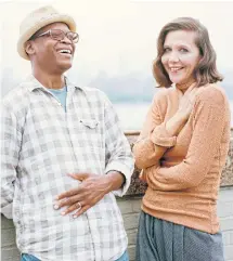  ??  ?? COLOURFUL CHARACTERS: Maggie Gyllenhaal and Lawrence Gilliard Jr, who respective­ly play a prostitute and a police officer in HBO’s ‘The Deuce’.