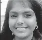  ??  ?? N Logeswari, the student who died during mock drill in TN.