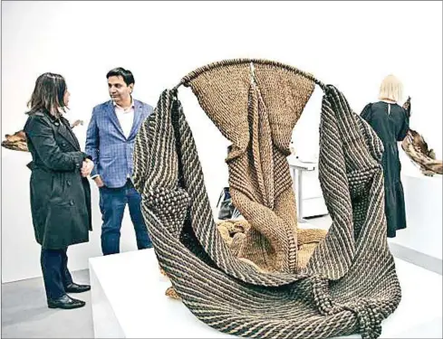  ?? FRIEZE ?? The prestigiou­s annual showcase, held this year in Regents Park from Thursday to Sunday, organises a new section called entirely to textile fibres. devoted