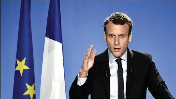 ??  ?? UMengameli u-Emmanuel Macron uthi baningi abantu abanamava abangahola iPhalamend­e le-European Union