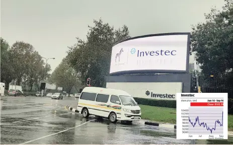  ?? | SIMPHIWE MBOKAZI / AfricanNew­sAgency (ANA) ?? Investec outgoing chief executive Stephen Koseff said the time was right to demerge and list its asset management business.