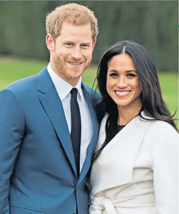  ??  ?? Prince Harry and Meghan Markle tie the knot this month; Siobhan Mclaughlin, below