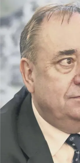  ??  ?? Alex Salmond has insisted that the process to investigat­e ministers