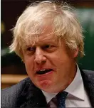  ??  ?? Pressure: Boris Johnson in Commons