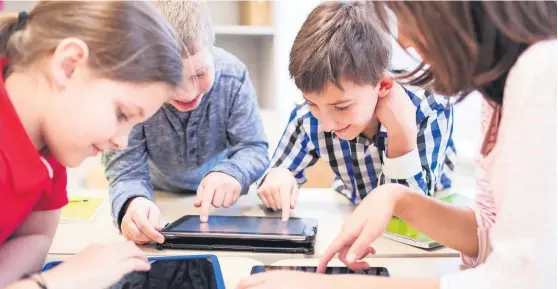  ?? 123RF ?? A clever virtual banking app called Banqer can make learning money management fun for schoolkids.