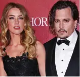  ??  ?? Divorce: Amber and Depp in 2016
