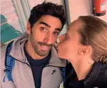  ??  ?? Filippo Magnini, 33 anni, e Federica Pellegrini, 27