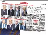  ??  ?? In alto, un estratto del nostro giornale del 19 dicembre con l’articolo in cui il direttore Alessandro Vocalelli ha avviato il dibattito. A fianco, una curva dello stadio Olimpico desolatame­nte vuota.