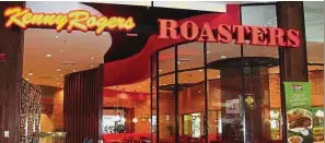  ??  ?? Weak sentiment: Kenny Rogers Roasters is said to suffer losses in Malaysia as a result of weak consumer sentiment in the third quarter.