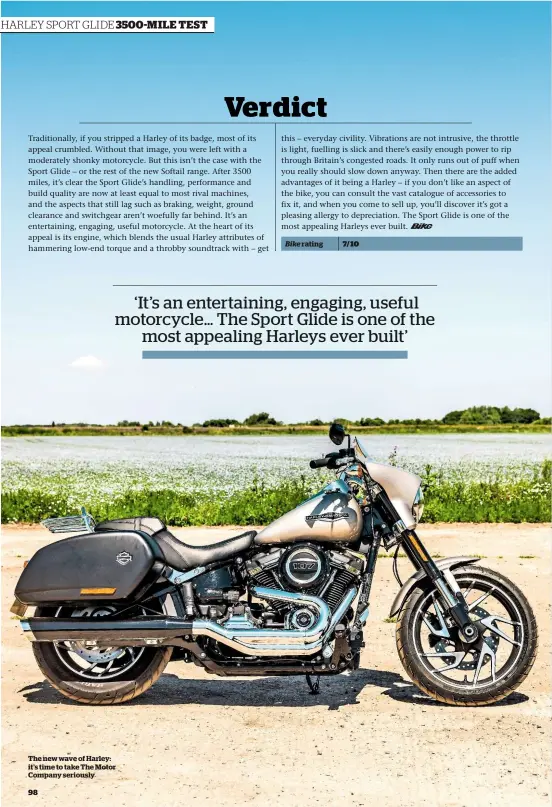  ??  ?? The new wave of Harley: it’s time to take The Motor Company seriously