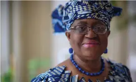  ??  ?? Nigeria’s Ngozi Okonjo-Iweala at her home in Potomac, Maryland, near Washington DC, shortly before she was confirmed as the first woman and first African leader of the WTO, on 15 February. Photograph: AFP/Getty