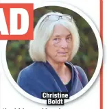  ??  ?? Christine
Boldt