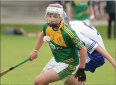  ??  ?? Tadhg O Ceallaigh of HWH-Bunclody ready to pounce on the ball.