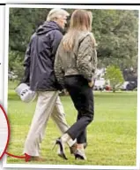  ??  ?? First Lady Melania Trump faced criticism for stilettos, but later donned more subdued sneakers (bottom).