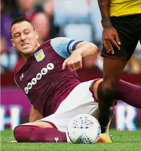  ?? — Reuters ?? Poor start: John Terry and his Aston Villa teammates are still winless after two matches.