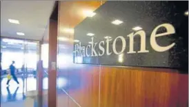  ?? BLOOMBERG ?? Blackstone has put its Blueridge special economic zone on sale
