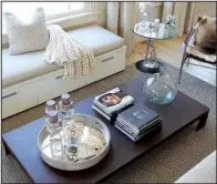  ?? SANDRA M. CAVALLO ?? The display of books on your coffee table offers clues about who you are and where you’ve been.