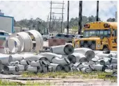  ?? Ryan Pelham / The Enterprise ?? CB&I says the damage from Harvey’s flooding was so severe that it had no choice but to permanentl­y close its Island Park facility in Beaumont.