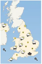  ??  ?? REST OF BRITISH ISLES