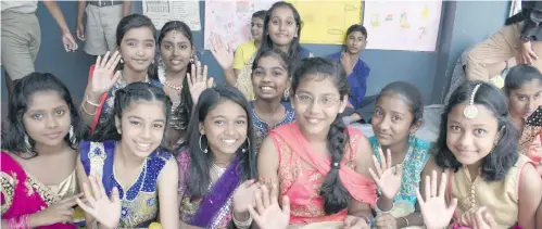  ?? Photo: Ronald Kumar ?? MGM Primary school students during their Diwali celebratio­n in School on October 18, 2017.