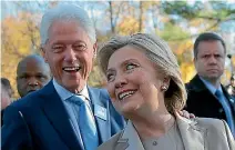  ?? PHOTO: REUTERS ?? Hillary and Bill Clinton’s charitable foundation has been dogged by allegation­s of corruption and influence-peddling.