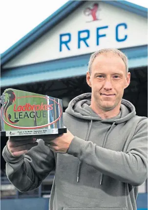  ??  ?? Steven Anderson has already won one prize this season – he picked up the League One Player of the Month award for September. Picture: SNS.