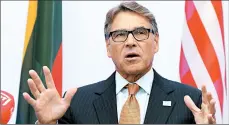  ?? PETRAS MALUKAS/GETTY-AFP ?? Energy Secretary Rick Perry must hand over documents related to a Ukrainian state-owned energy company.