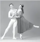  ??  ?? Joseph Phillips and Katherine Barkman, Ballet Manila resident guest principal artists