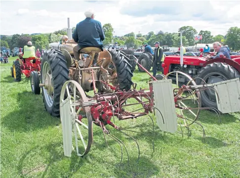  ?? ?? HERITAGE: The show will also feature a number of cars, motorcycle­s, stationary engines and military vehicles.