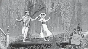  ?? WALT DISNEY STUDIOS ?? Dick Van Dyke and Andrews hit it off on “Mary Poppins.”