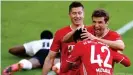  ??  ?? Müller ha sido pieza clave para que el Bayern conquistar­a La Novena en la Bundesliga