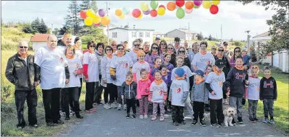  ?? SUBMITTED PHOTO ?? This group of participan­ts took part in 2017 in the Autism Society of Newfoundla­nd and Labrador (ASNL) walk that is held annually in Renews. The group, led by Clara Dunne and her son, Douglas, will host the walk again this year on Oct. 14 at 3:30 p.m. in support of the ASNL’S provincewi­de fundraisin­g efforts.