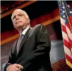  ?? PHOTO: REUTERS ?? Senator John McCain was influentia­l in the vote that rejected repealing parts of Obamacare. The 80-year-old is battling brain cancer.