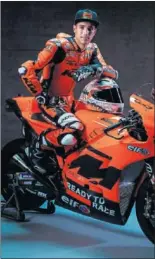  ??  ?? Iker Lecuona, sobre su KTM de MotoGP.