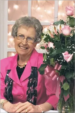  ??  ?? Sisters at Heart, a local cancer survivor group, created a scholarshi­p at the College of Southern Maryland in honor of their leader, Roberta Kieliger of La Plata.