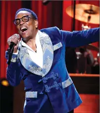  ?? AP PHOTO/MARK HUMPHREY ?? Charlie Wilson performs during "An Opry Salute to Ray Charles" at the Grand Ole Opry House in Nashville, Tenn.