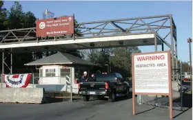  ?? (Special to The Commercial/Deborah Horn) ?? The Pine Bluff Arsenal Plainview Gate is to become an entrance and exit for commercial and employee vehicles.