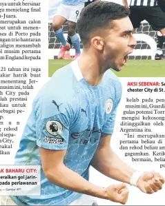  ?? — Gambar AFP ?? TONGGAK BAHARU CITY: Torres meraikan gol jaringanny­a pada perlawanan tersebut.