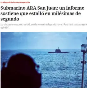  ??  ?? La muerte de Santiago Maldonado y el hundimient­o del ARA San Juan convocaron la atención de los lectores.