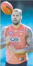  ??  ?? FIT AGAIN: Lance Franklin.