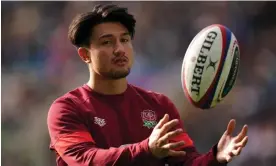  ?? ?? Marcus Smith is hoping to feature against Scotland after missing England’s opening two Six Nations matches. Photograph: Adam Davy/PA