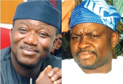  ?? Kayode Fayemi
Ayodele Fayose ??